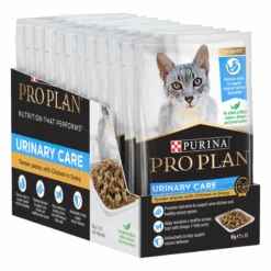 Pro Plan Urinary Care Chicken Adult Wet Cat Food Pouches 85g X 12 -Pet Supplies Shop 12241567711262
