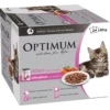 Optimum Kitten With Salmon Chunks In Jelly Wet Cat Food 85g X 24 -Pet Supplies Shop 12431955034142