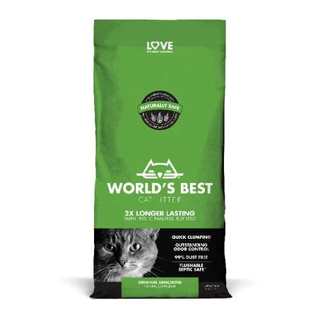 Worlds Best Original Unscented Clumping Cat Litter 12.7kg 3 Worlds Best Original Unscented Clumping Cat Litter 12.7kg