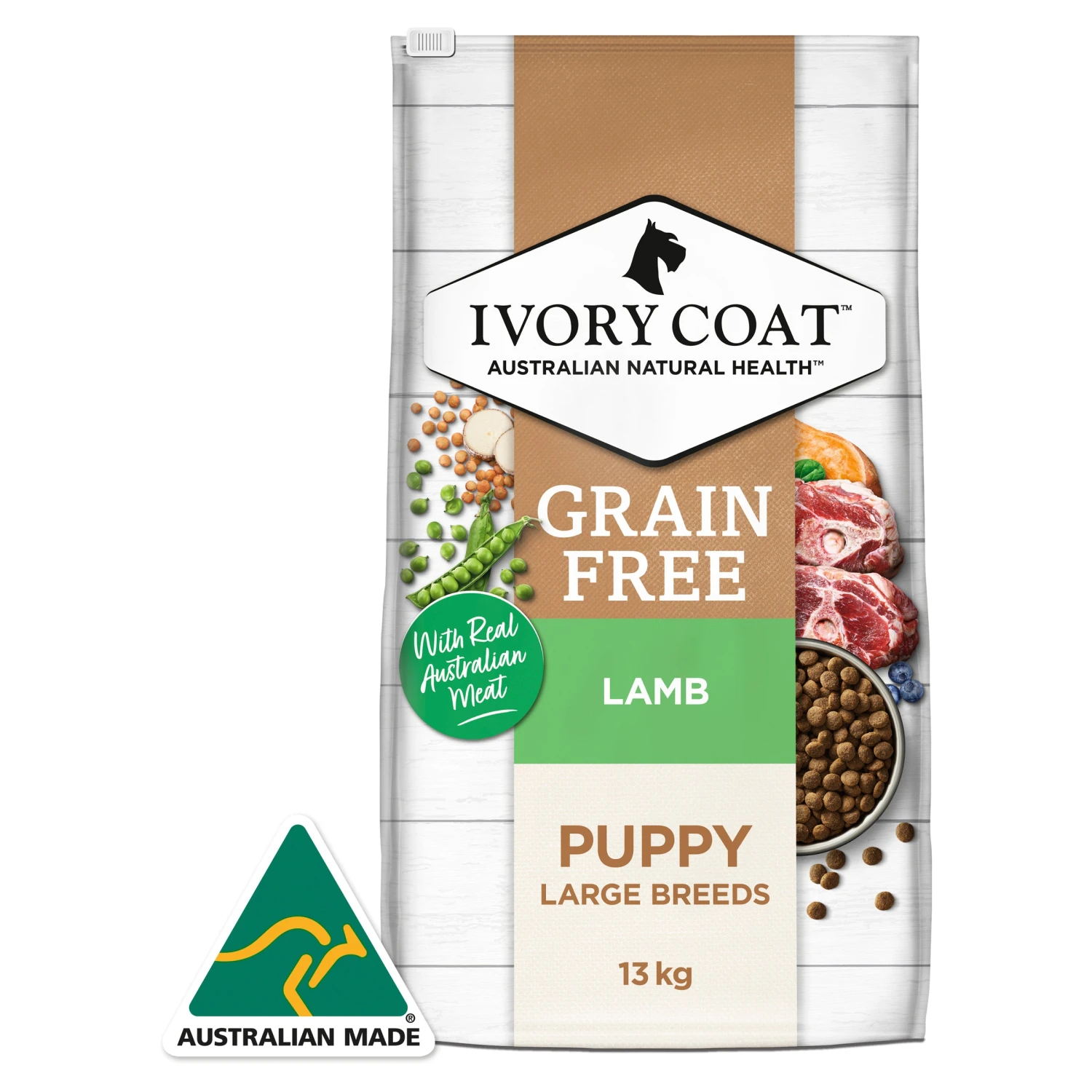 Ivory Coat Puppy Grain Free Large Breed Lamb Dry Dog Food 20 Ivory Coat Puppy Grain Free Large Breed Lamb Dry Dog Food - Image 18