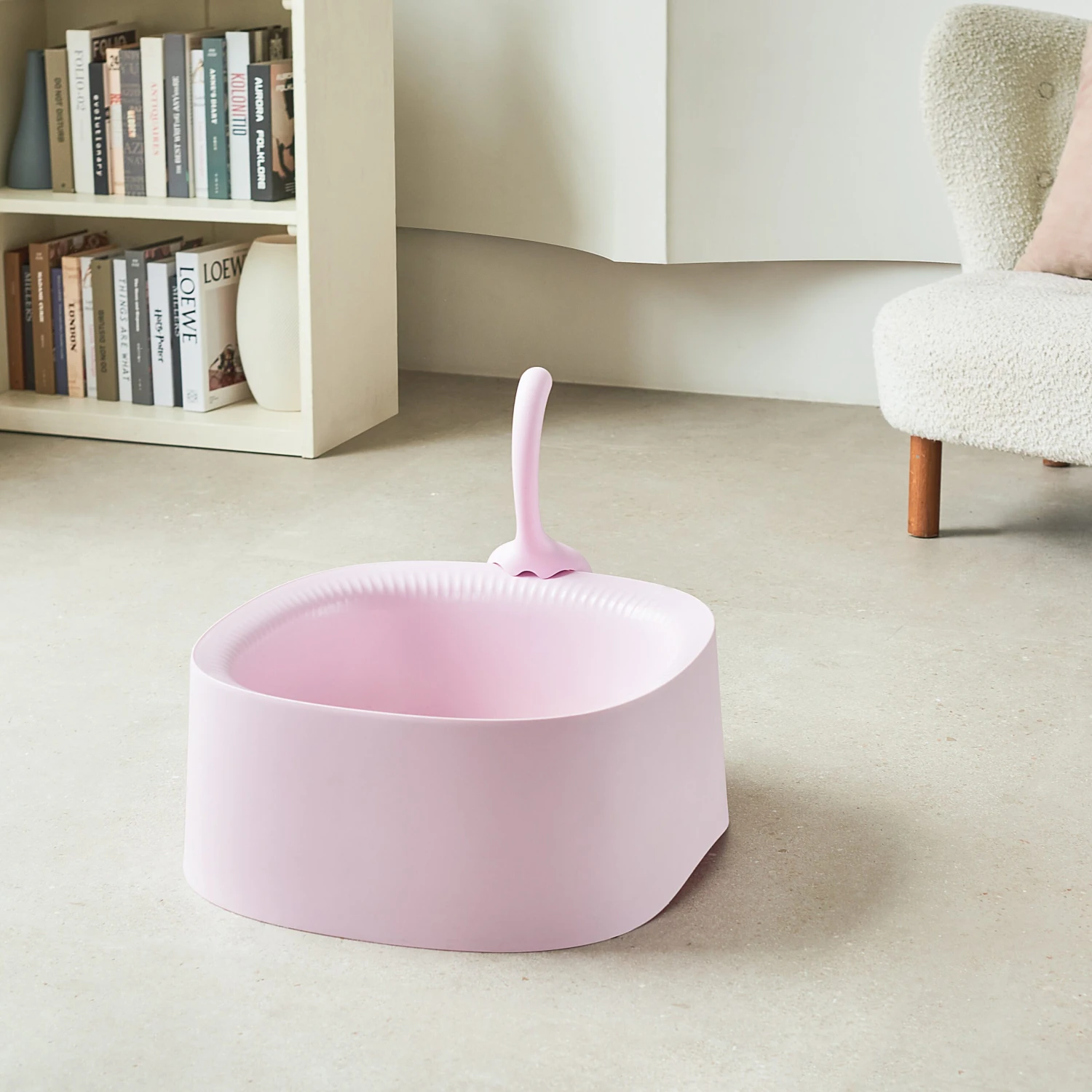 Michu Macaron Open High Edge Extra Large Cat Litter Box Taro 5 Michu Macaron Open High Edge Extra Large Cat Litter Box Taro - Image 3
