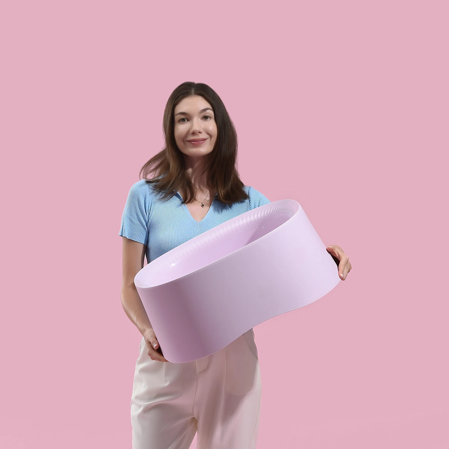 Michu Macaron Open High Edge Extra Large Cat Litter Box Taro 11 Michu Macaron Open High Edge Extra Large Cat Litter Box Taro - Image 9