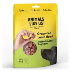 Animals Like Us Grass-Fed Lamb Heart Freeze-Dried Raw Dog Treats 85g -Pet Supplies Shop 2 animals like us grass fed lamb heart freeze dried raw dog treats 85g