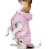 FuzzYard Flipside Dog Raincoat Pink