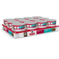 Hill's Science Diet Adult Tender Tuna Dinner Canned Cat Food 156g X 24 -Pet Supplies Shop 2 hill s science diet adult tender tuna dinner canned cat food 156g x 24
