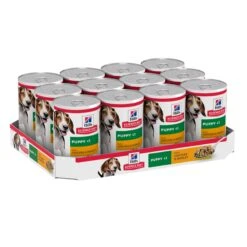 Hill's Science Diet Puppy Chicken & Barley Canned Dog Food 370g X 12 -Pet Supplies Shop 2 hill s science diet puppy chicken barley entr C3 A9e canned dog food 370g x 12