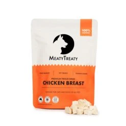 Meaty Treaty Freeze Dried Australian Chicken Breast Cat & Dog Treats 100g -Pet Supplies Shop 2 meaty treaty freeze dried australian chicken breast cat dog treats 100g