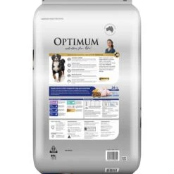 Optimum Chicken Vegetables And Rice Large Breed Adult Dry Dog Food 18kg -Pet Supplies Shop 2 optimum chicken vegetables with rich large breed adult dry dog food 18kg
