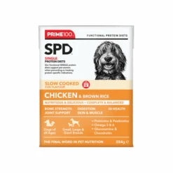 Prime100 Slow Cooked SPD Dog Wet Food Chicken & Brown Rice 354g X 12 12 Prime100 Slow Cooked SPD Dog Wet Food Chicken & Brown Rice 354g X 12 -Pet Supplies Shop 2 prime100 slow cooked spd dog wet food chicken brown rice 354g x 12