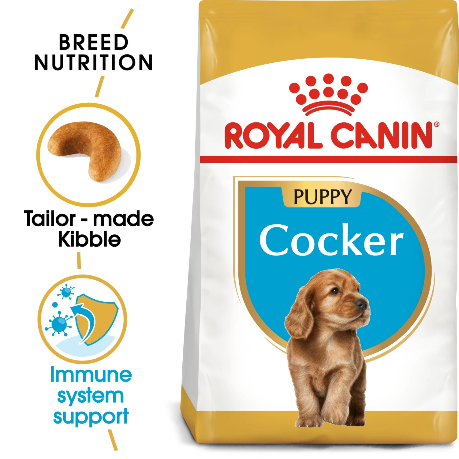 Royal Canin Dog Cocker Spaniel Puppy Dry Food 3kg 5 Royal Canin Dog Cocker Spaniel Puppy Dry Food 3kg - Image 3