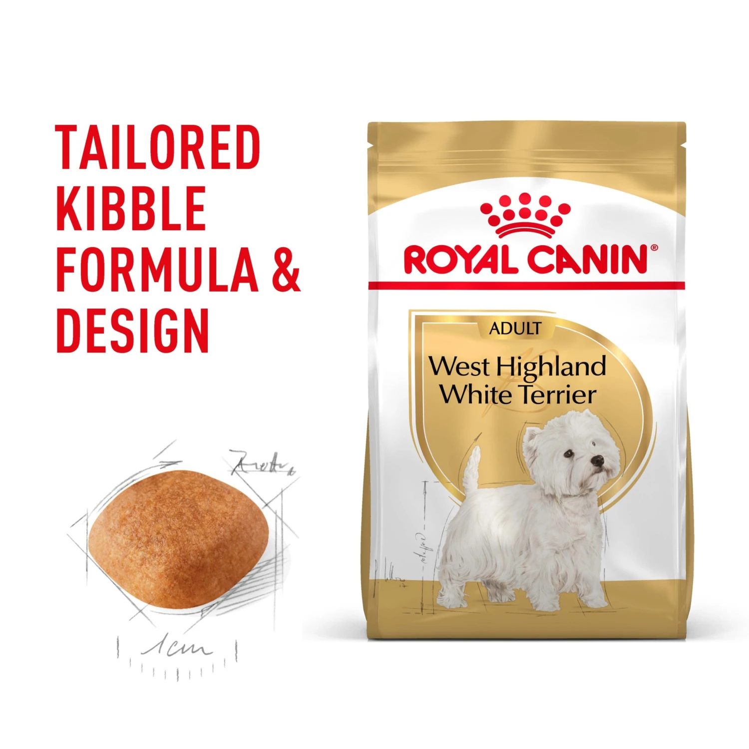 Royal Canin Dog West Highland White Terrier Adult Dry Food 3kg 5 Royal Canin Dog West Highland White Terrier Adult Dry Food 3kg - Image 3
