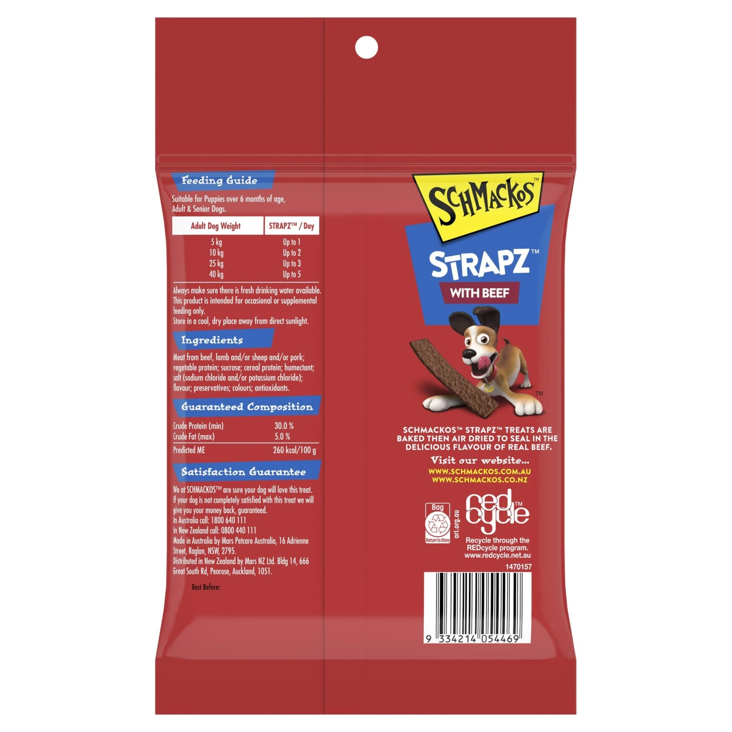 Schmackos Dog Treat Strapz Beef Dog Treat 5 Schmackos Dog Treat Strapz Beef Dog Treat - Image 3
