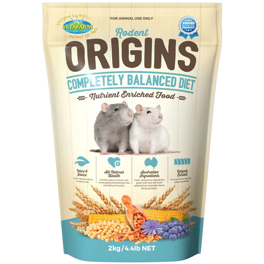 Vetafarm Origins Rodent Food 5 Vetafarm Origins Rodent Food - Image 3