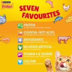 Friskies 7 Flavours Adult Dry Cat Food 6kg -Pet Supplies Shop 3 friskies 7 adult dry cat food 6kg
