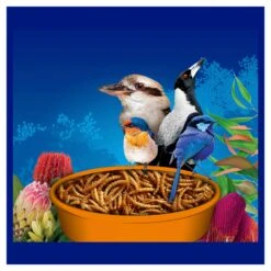 Harmony Meal Worms 220g -Pet Supplies Shop 3 harmony meal worms 220g