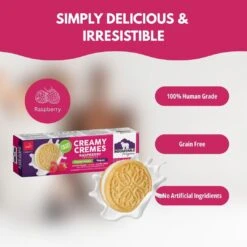 Indomitable Patagonia Creamy Cremes Raspberry Grain Free Dog Treats 120g -Pet Supplies Shop 3 indomitable creamy cremes raspberry grain free dog treats 120g