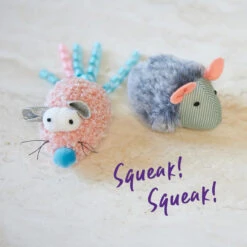 Kazoo Noisy Mouse Cat Toy -Pet Supplies Shop 3 kazoo noisy mouse cat toy