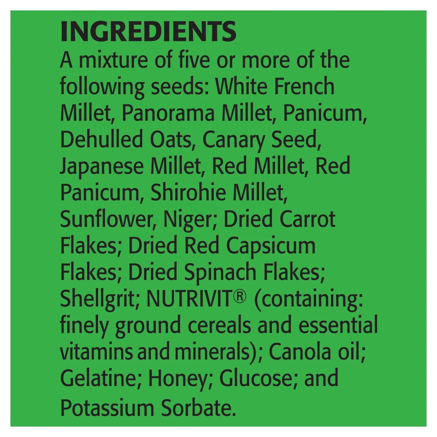 Trill Honey Sticks For Parrots 105g 6 Trill Honey Sticks For Parrots 105g - Image 4