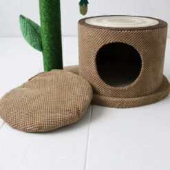 CATIO Camelia Flower With Log Cat House Cat Scratching Tree -Pet Supplies Shop 4 catio camelia flower with log cat house cat scratching tree