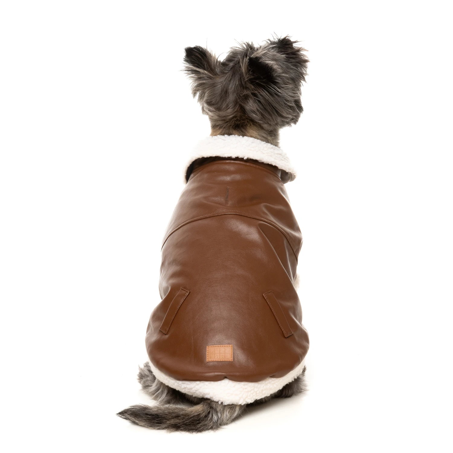 FuzzYard Ava Dog Jacket Brown 7 FuzzYard Ava Dog Jacket Brown - Image 5