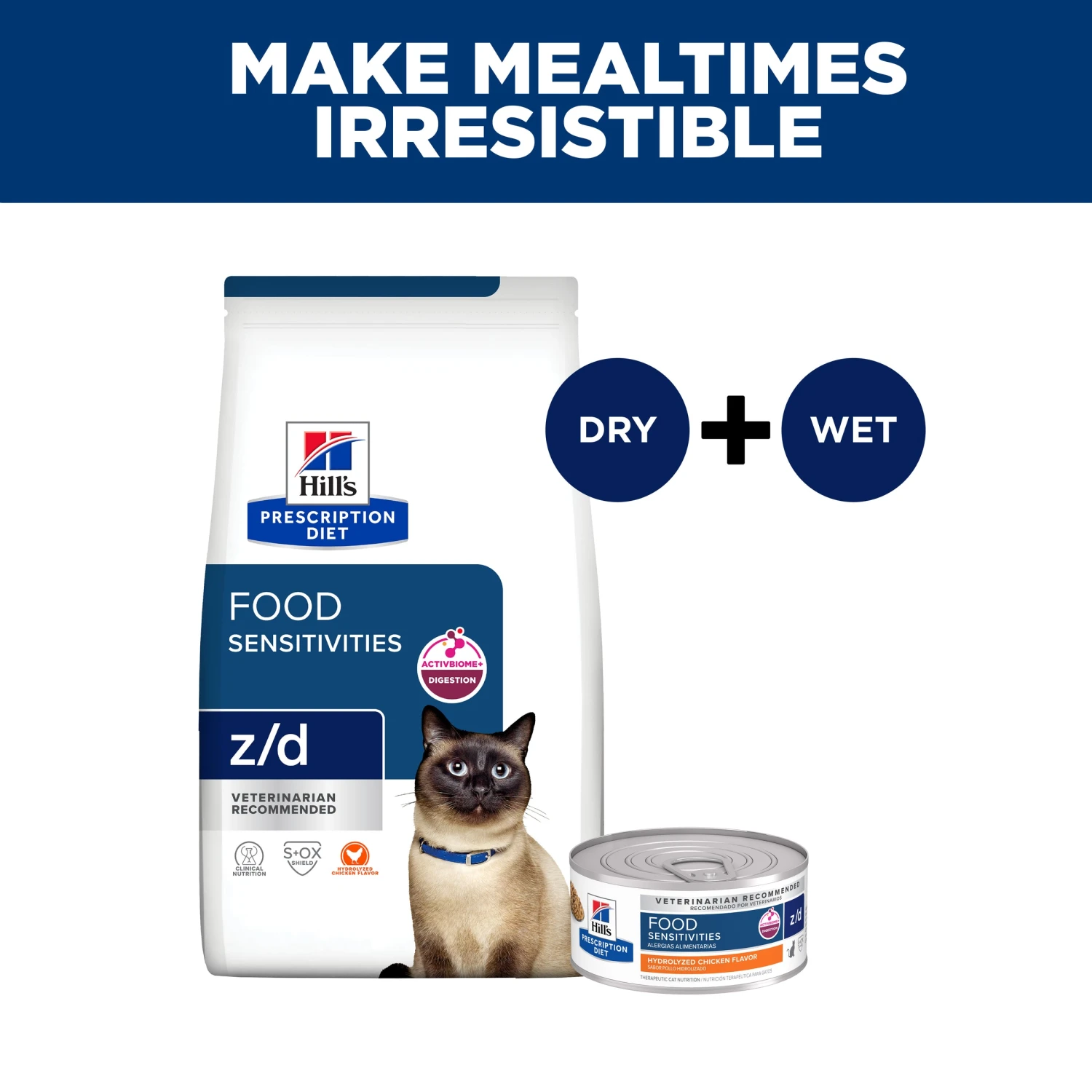 Hill's Prescription Diet Z/d Skin/Food Sensitivities Canned Cat Food 156g X 24 7 Hill's Prescription Diet Z/d Skin/Food Sensitivities Canned Cat Food 156g X 24 - Image 5