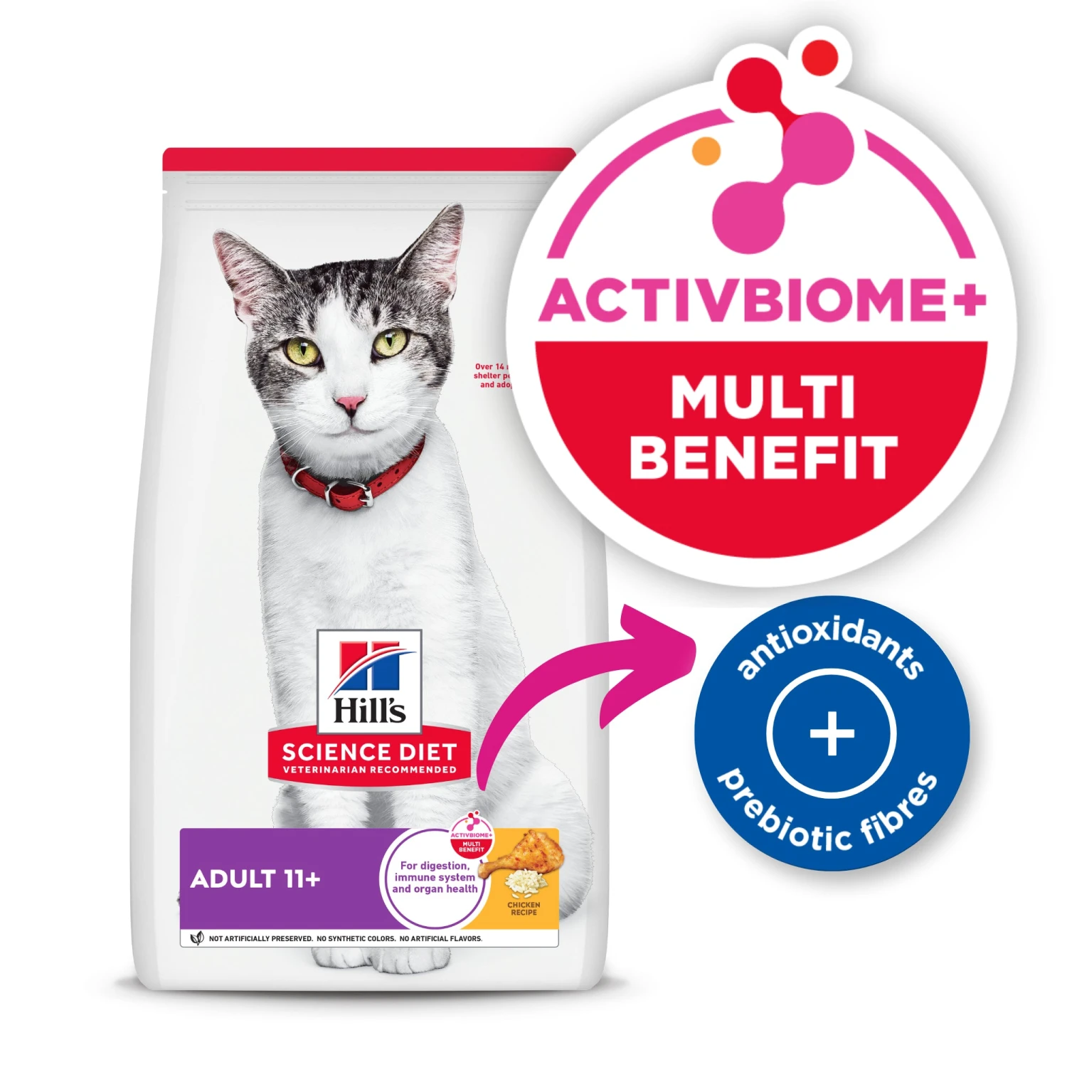 Hill's Science Diet Adult 11+ Senior Dry Cat Food 7 Hill's Science Diet Adult 11+ Senior Dry Cat Food - Image 5