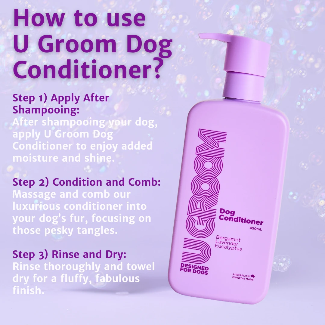 U GROOM Dog Conditioner 450ml 7 U GROOM Dog Conditioner 450ml - Image 5