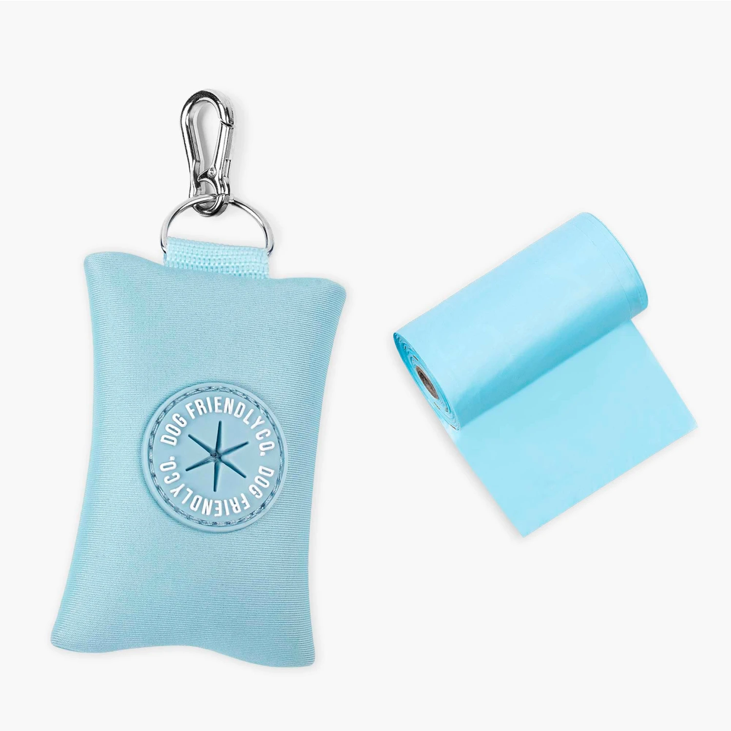Dog Friendly Co. Dog Poop Bag Holder Sky Blue 4 Dog Friendly Co. Dog Poop Bag Holder Sky Blue - Image 2