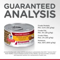 Hill's Science Diet Adult Healthy Cuisine Chicken & Rice Medley Canned Cat Food 79g X 24 18 Hill's Science Diet Adult Healthy Cuisine Chicken & Rice Medley Canned Cat Food 79g X 24 -Pet Supplies Shop 6 hill s science diet adult healthy cuisine chicken rice medley canned cat food 79g x 24