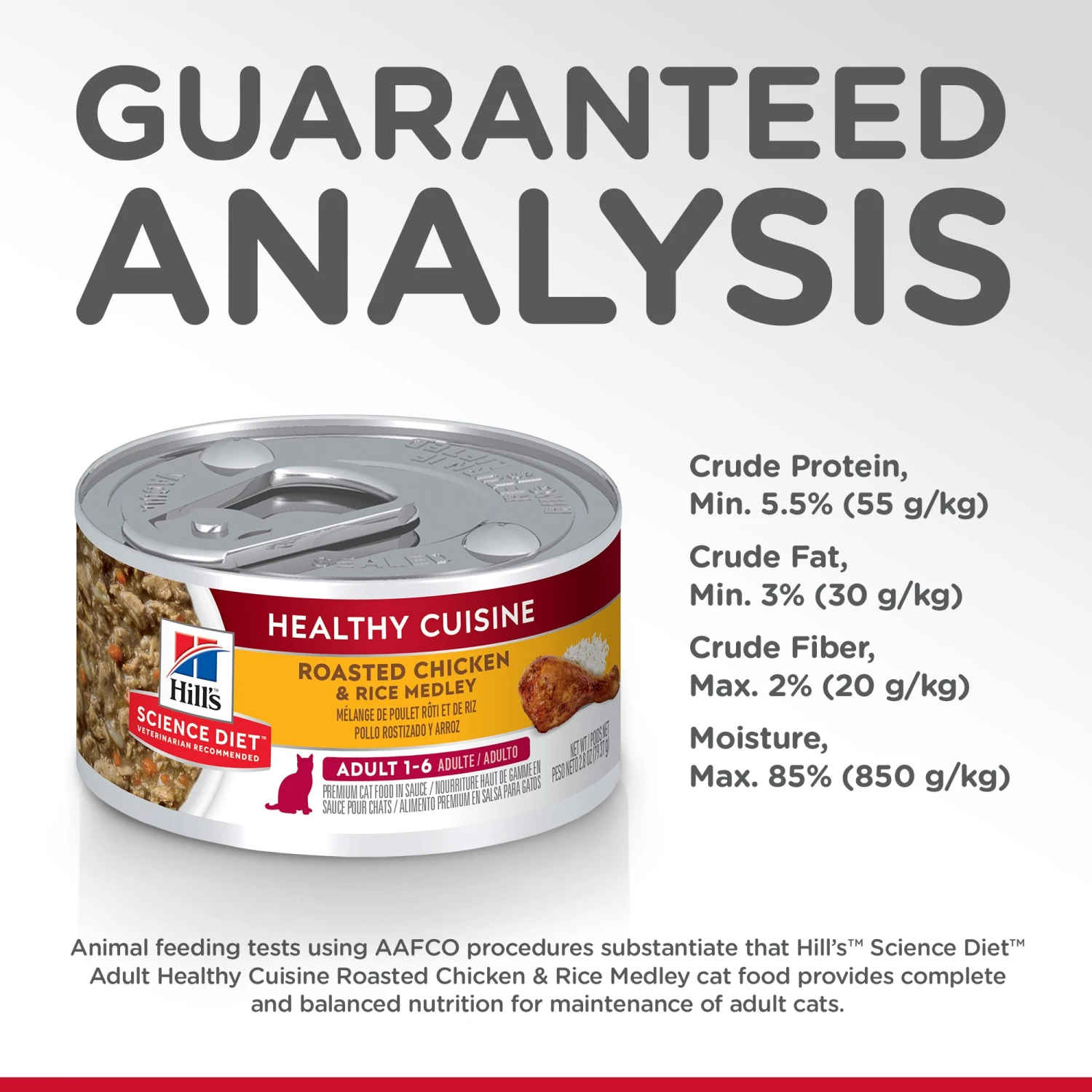Hill's Science Diet Adult Healthy Cuisine Chicken & Rice Medley Canned Cat Food 79g X 24 9 Hill's Science Diet Adult Healthy Cuisine Chicken & Rice Medley Canned Cat Food 79g X 24 - Image 7