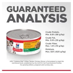 Hill's Science Diet Kitten Tender Chicken Dinner Canned Cat Food 156g X 24 18 Hill's Science Diet Kitten Tender Chicken Dinner Canned Cat Food 156g X 24 -Pet Supplies Shop 6 hill s science diet kitten tender chicken dinner canned cat food 156g x 24