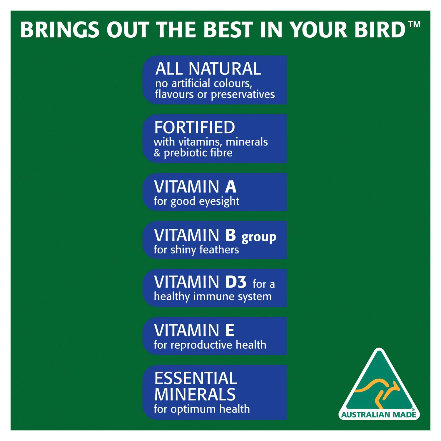 Trill Vitablend Pellets For Small Birds 1.3kg 9 Trill Vitablend Pellets For Small Birds 1.3kg - Image 7