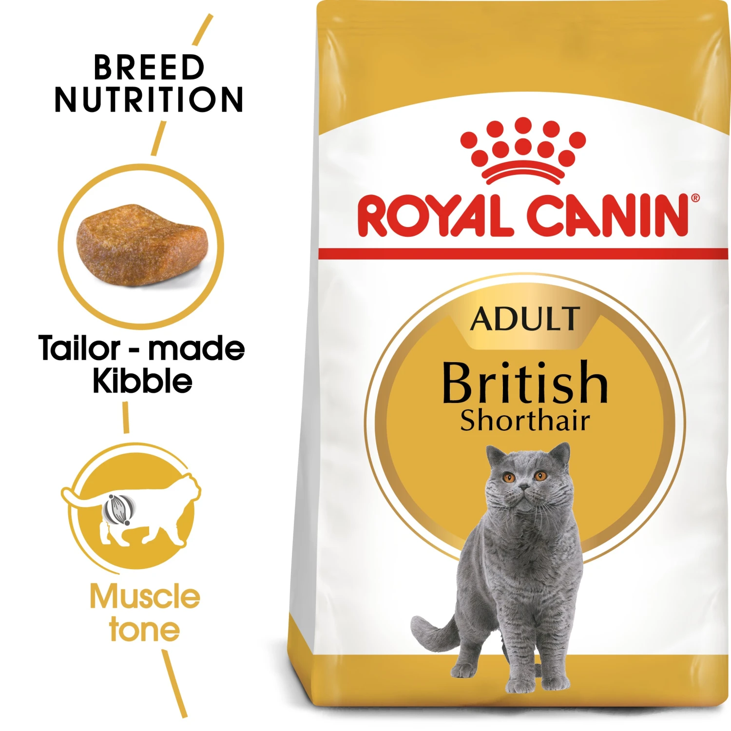 Royal Canin British Shorthair Adult Dry Cat Food 4kg 5 Royal Canin British Shorthair Adult Dry Cat Food 4kg - Image 3