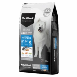Black Hawk Original Adult Fish And Potato Dry Dog Food 11 Black Hawk Original Adult Fish And Potato Dry Dog Food -Pet Supplies Shop BH203 LD133 Original Adult Fish Potato 20kg ThreequarterFront