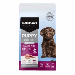 Black Hawk Original Puppy Lamb And Rice Medium Breed Dry Dog Food 3kg