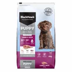 Black Hawk Original Puppy Lamb And Rice Medium Breed Dry Dog Food 20kg