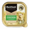 Black Hawk Grain Free Adult Chicken Wet Dog Food 100g X 9 -Pet Supplies Shop BHC101 Black Hawk Grain Free Dog Wet Chicken 100g Front LR