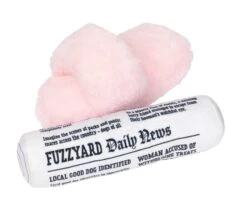 FuzzYard Fetch My Slippers & Paper Dog Toy 2 Pack