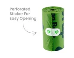 Oh Crap Compostable Dog Poop Bags 60 Pack 7 Oh Crap Compostable Dog Poop Bags 60 Pack -Pet Supplies Shop PerforatedStickerOnCompostableDogPoopBag