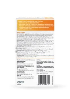 Pet Supplies Shop -Pet Supplies Shop SimparicaTrio 1.25k Gold Back 3pack