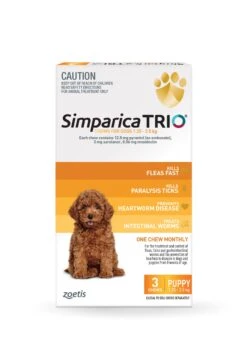 Pet Supplies Shop 15 Simparica Trio Puppy Chews 1.3-2.5kg 3 Pack
