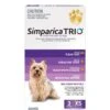 Simparica Trio Very Small Dog Chews 2.6-5kg 3 Pack