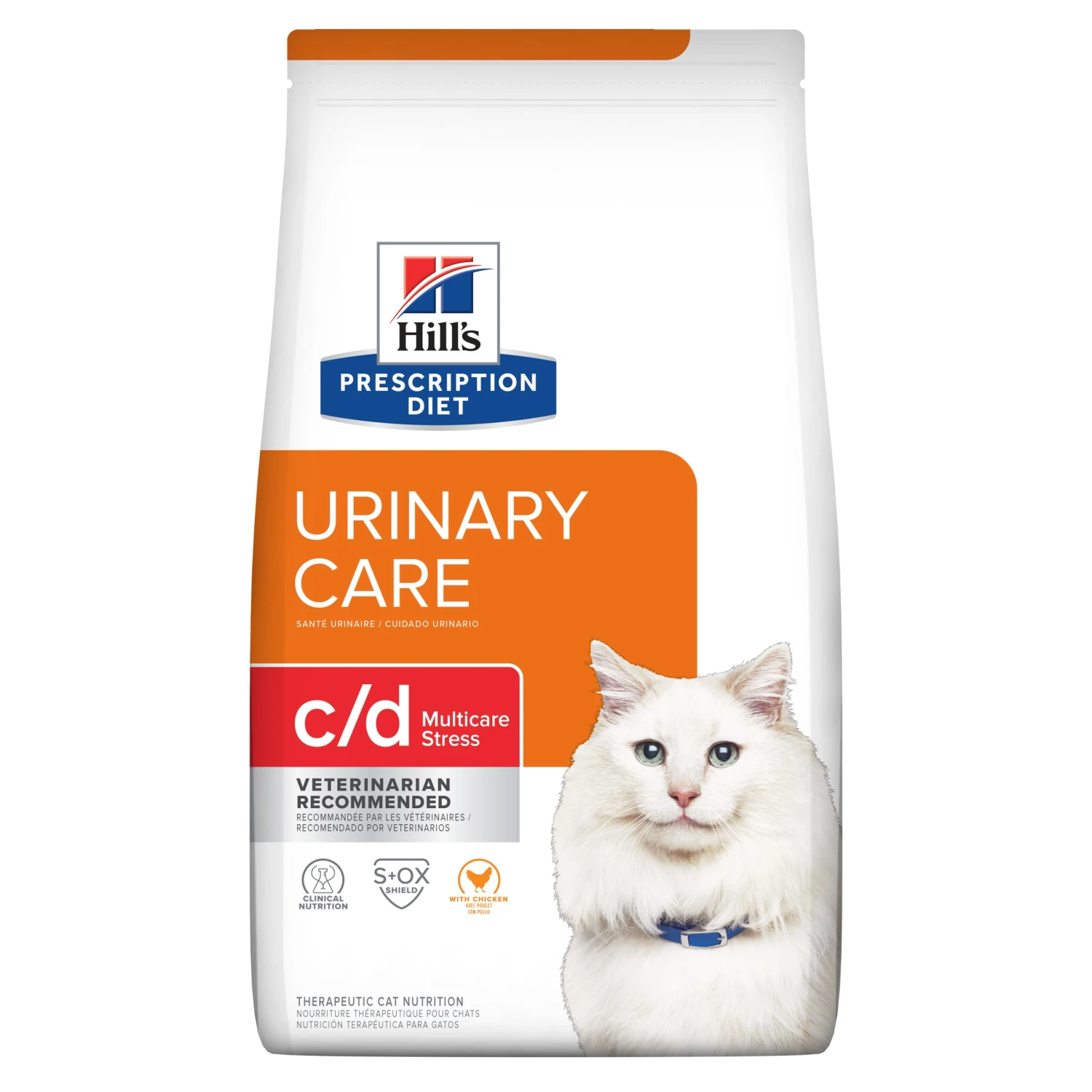 Hill's Prescription Diet C/d Multicare Stress Urinary Care Dry Cat Food 3 Hill's Prescription Diet C/d Multicare Stress Urinary Care Dry Cat Food